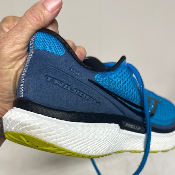 Saucony Triumph 18 S20595-55 Men\'s Cobalt Blue Running Shoes US 10 MSRP $160 main image 4